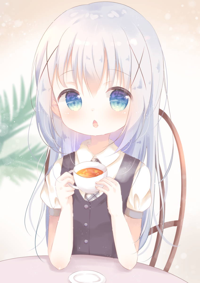 This is a pixiv picture whose title is シャロさんたちとお茶会☕️.