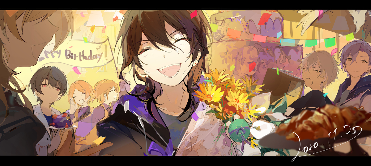 This is a pixiv picture whose title is 🍾.