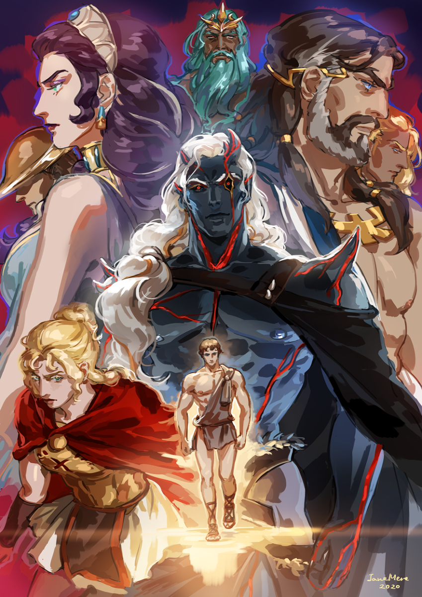 This is a pixiv picture whose title is Blood of Zeus.
