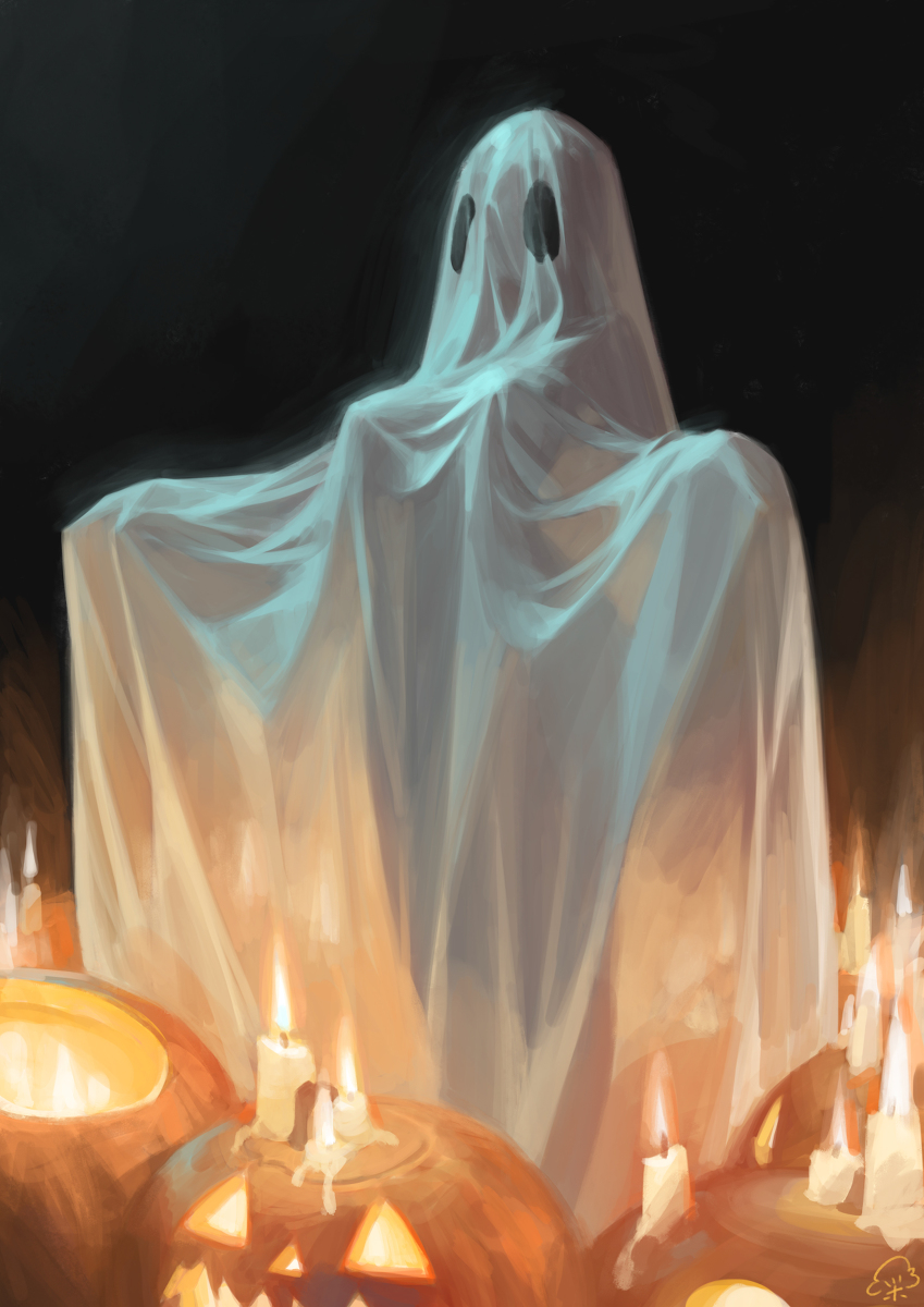 This is a pixiv picture whose title is 万圣节.