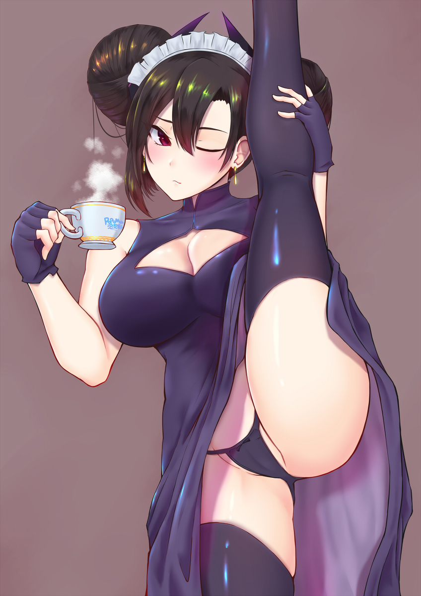 This is a pixiv picture whose title is 【I字バランス 】.