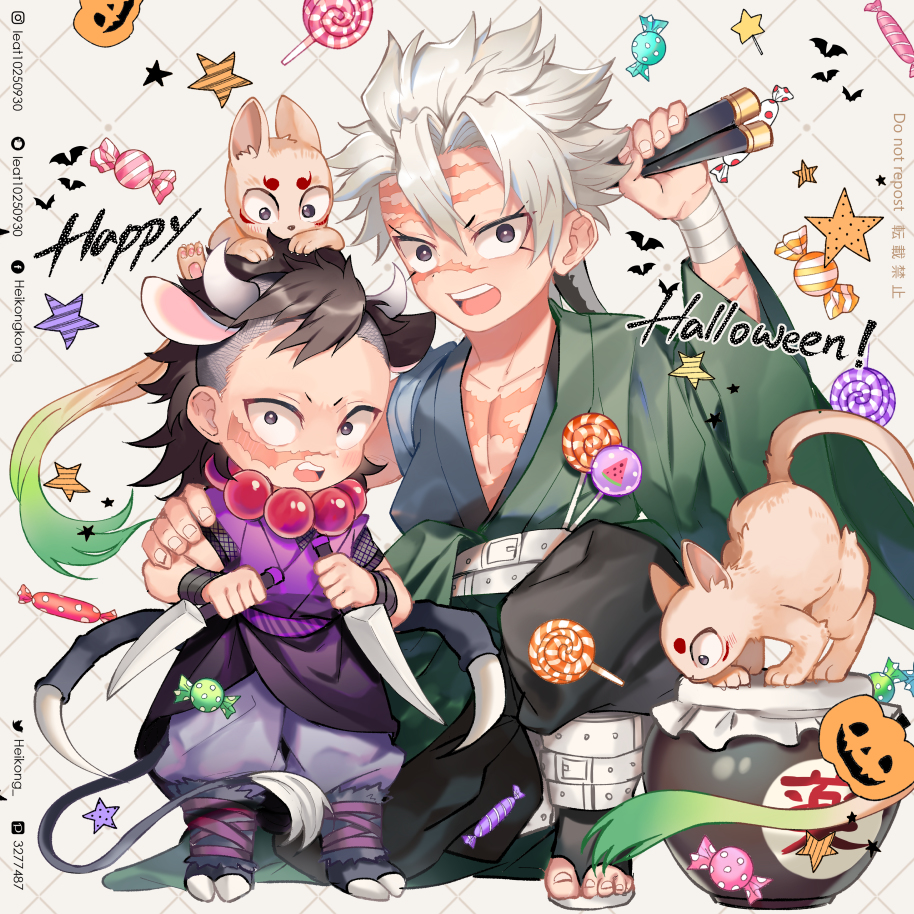 This is a pixiv picture whose title is ハロウィンさねげん.