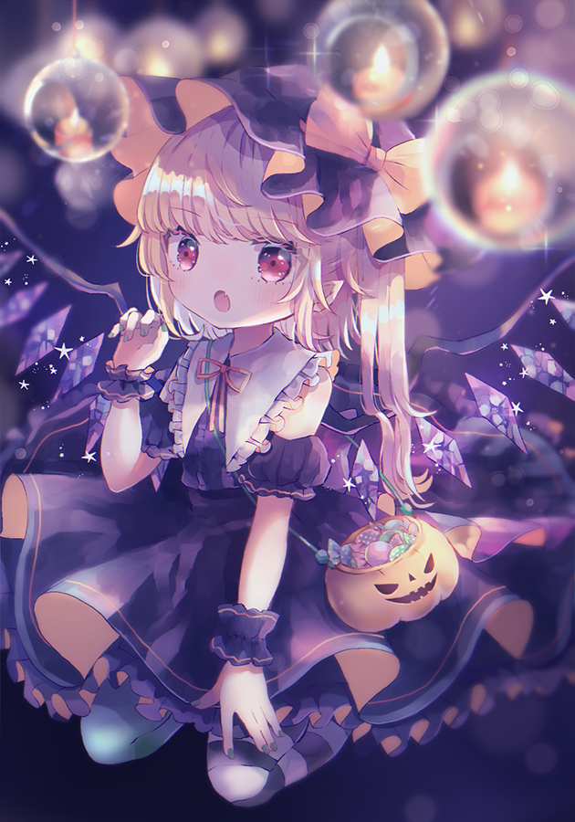 This is a pixiv picture whose title is ハロウィンフランちゃん.