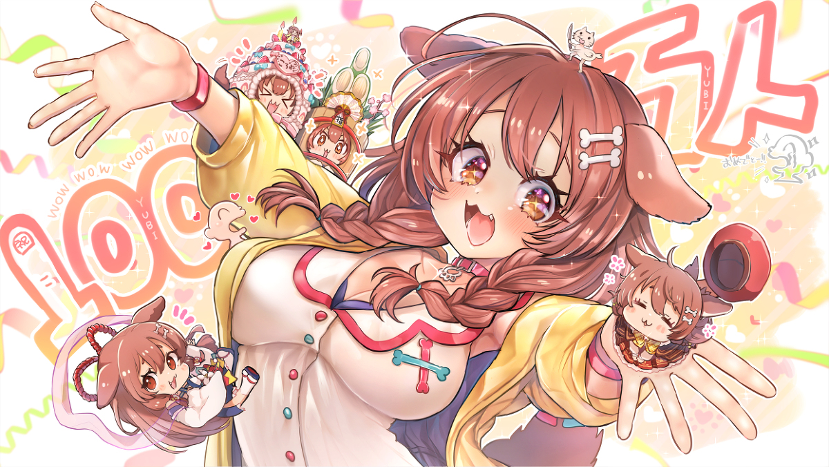 This is a pixiv picture whose title is ころさん１００万人.