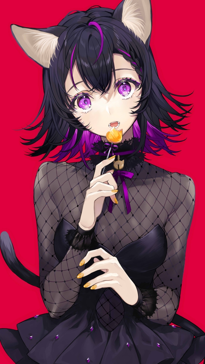 This is a pixiv picture whose title is 「…くれないの？」.