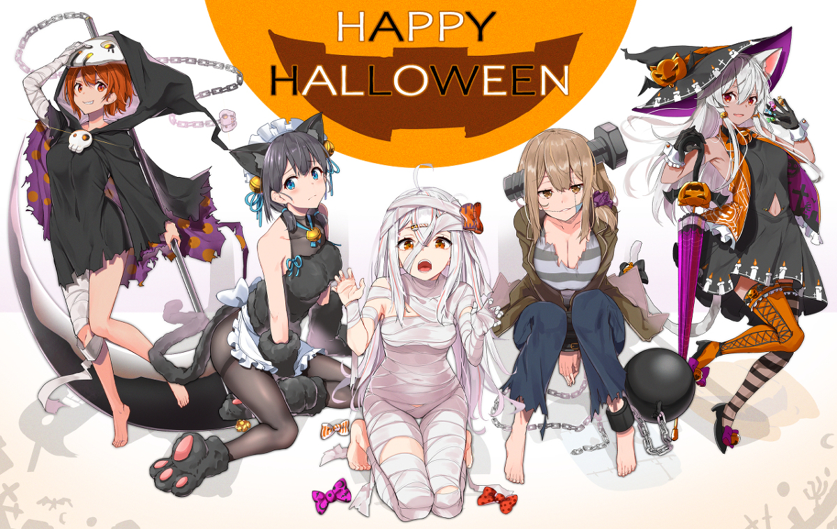 This is a pixiv picture whose title is ハロウィン絵まとめ.