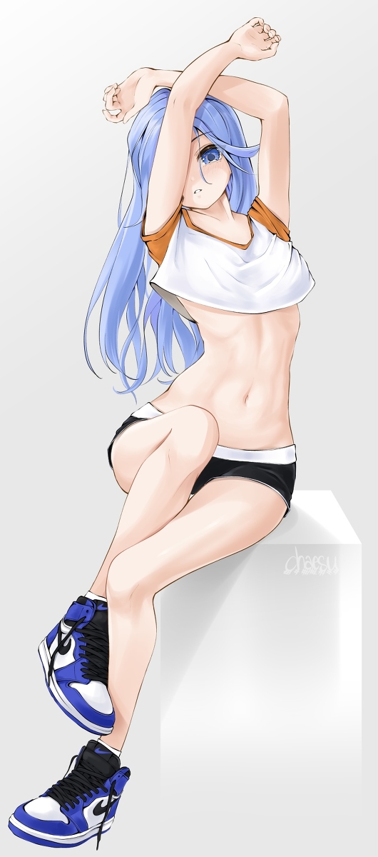 This is a pixiv picture whose title is Tummy.