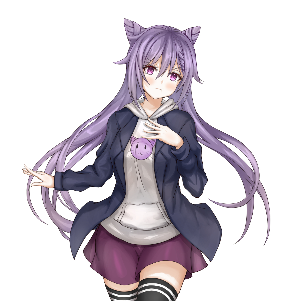 This is a pixiv picture whose title is Keqing in Casual Clothes.