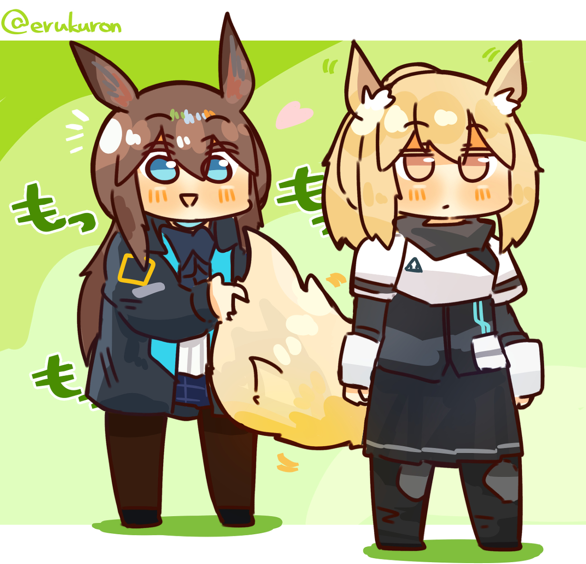 This is a pixiv picture whose title is ニアールのモフモフしっぽ.