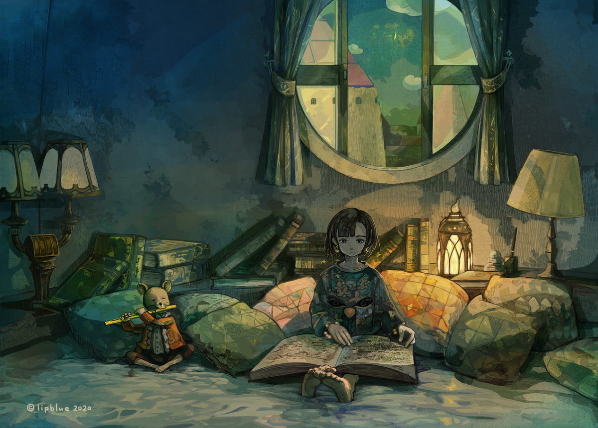 This is a pixiv picture whose title is 千夜.