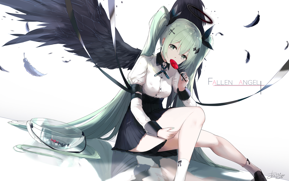 This is a pixiv picture whose title is FALLEN ANGEL.