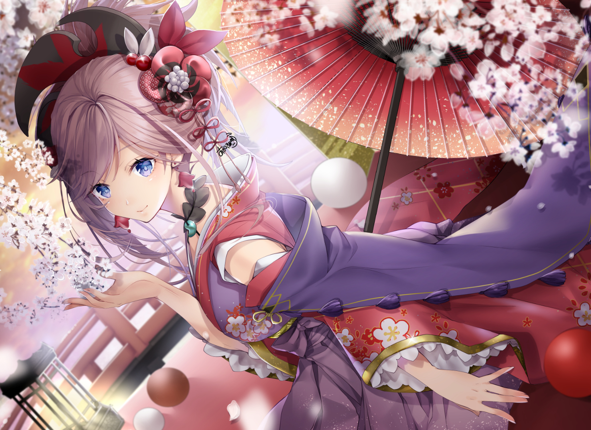 This is a pixiv picture whose title is 『空を道とし』.