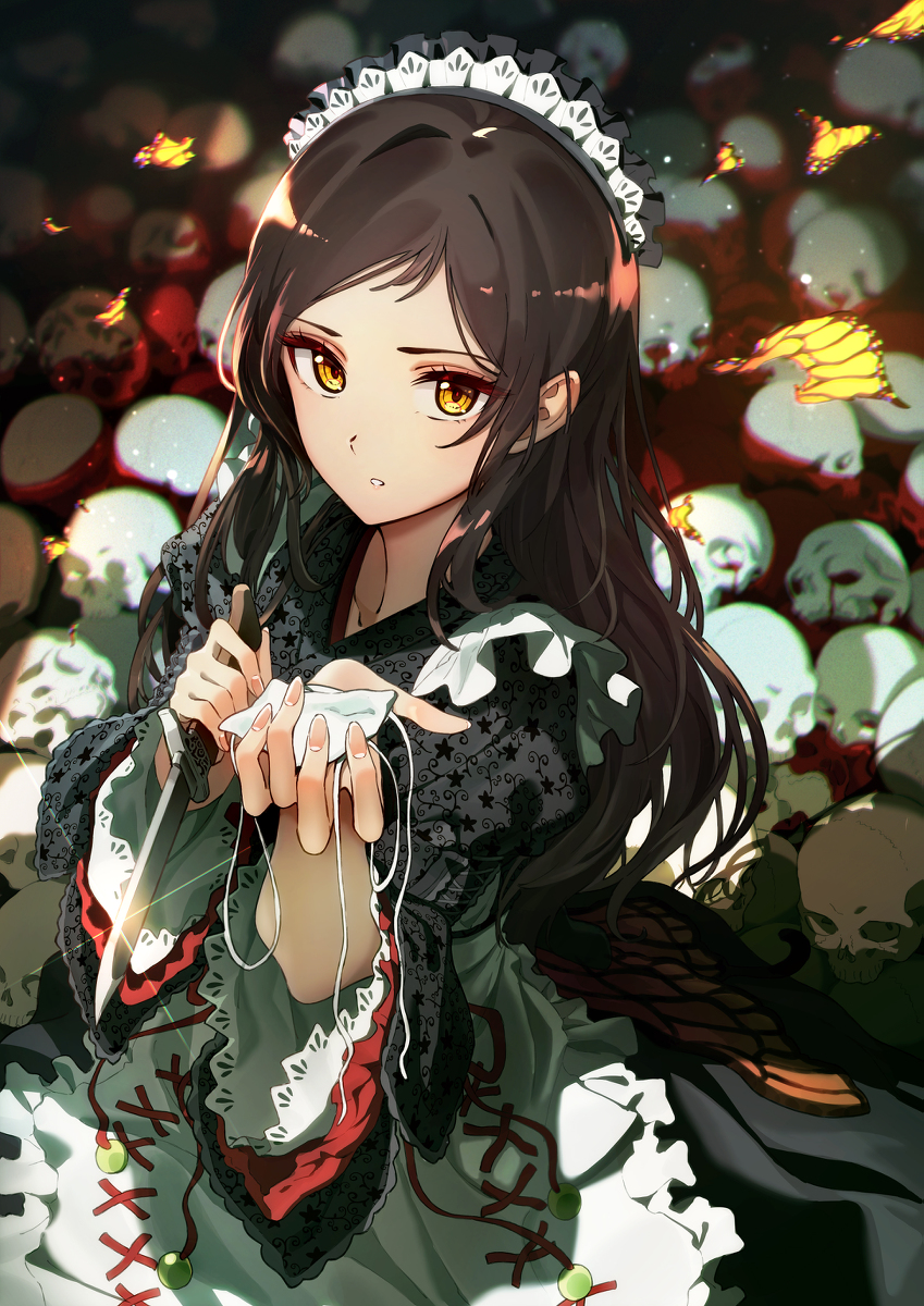 This is a pixiv picture whose title is 誰ソ彼ノ淵.