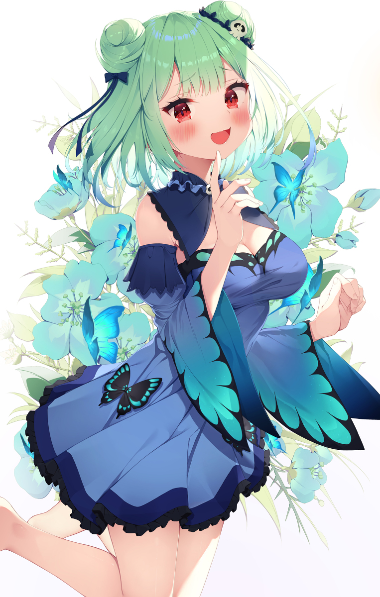 This is a pixiv picture whose title is 潤羽るしあ.