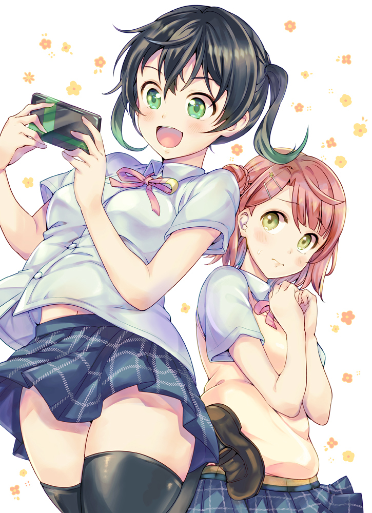 This is a pixiv picture whose title is 侑ちゃんと歩夢ちゃん.