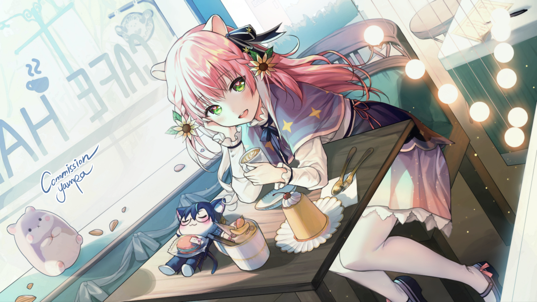 This is a pixiv picture whose title is 🌻ʕ  ˙ ꒳ ˙ ʔ🌻.