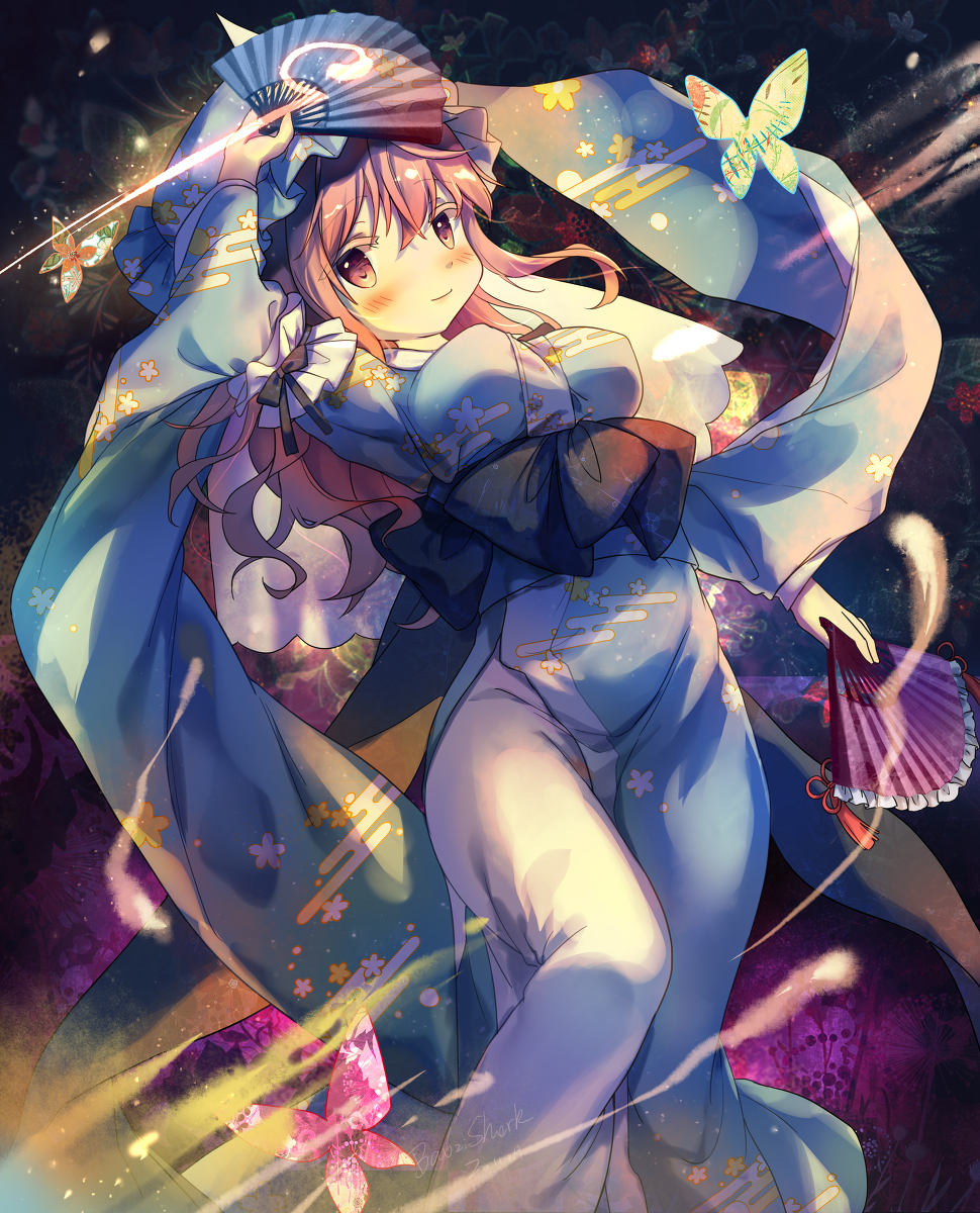 This is a pixiv picture whose title is ❤幽幽子是我老婆.