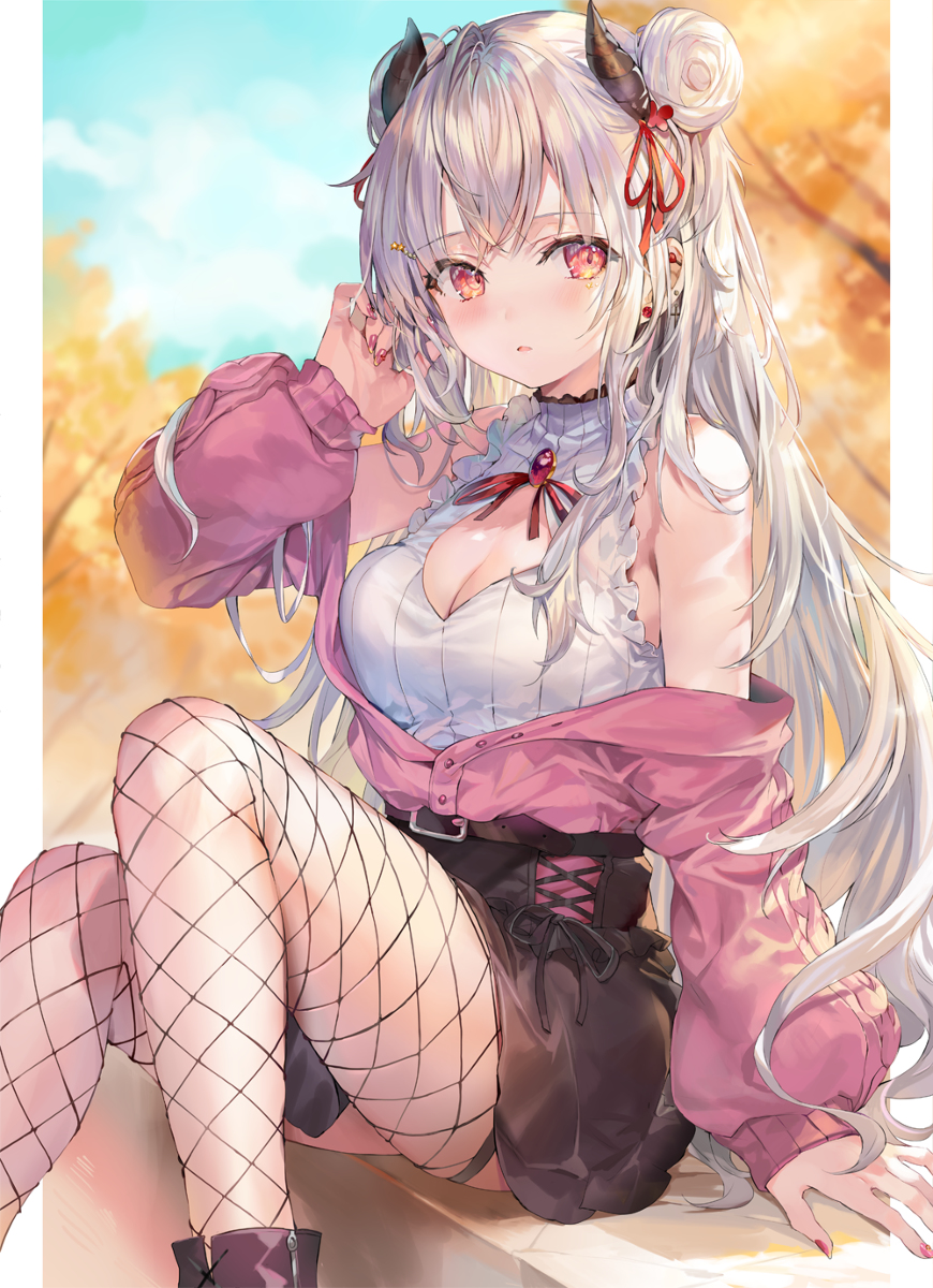 This is a pixiv picture whose title is 秋の訪れ.