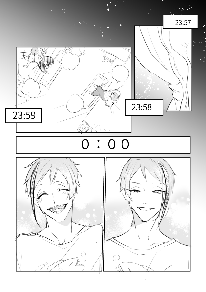 This is a pixiv picture whose title is 誕生日.