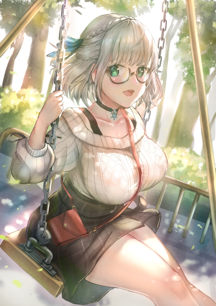 This is a pixiv picture whose title is 公園デート.