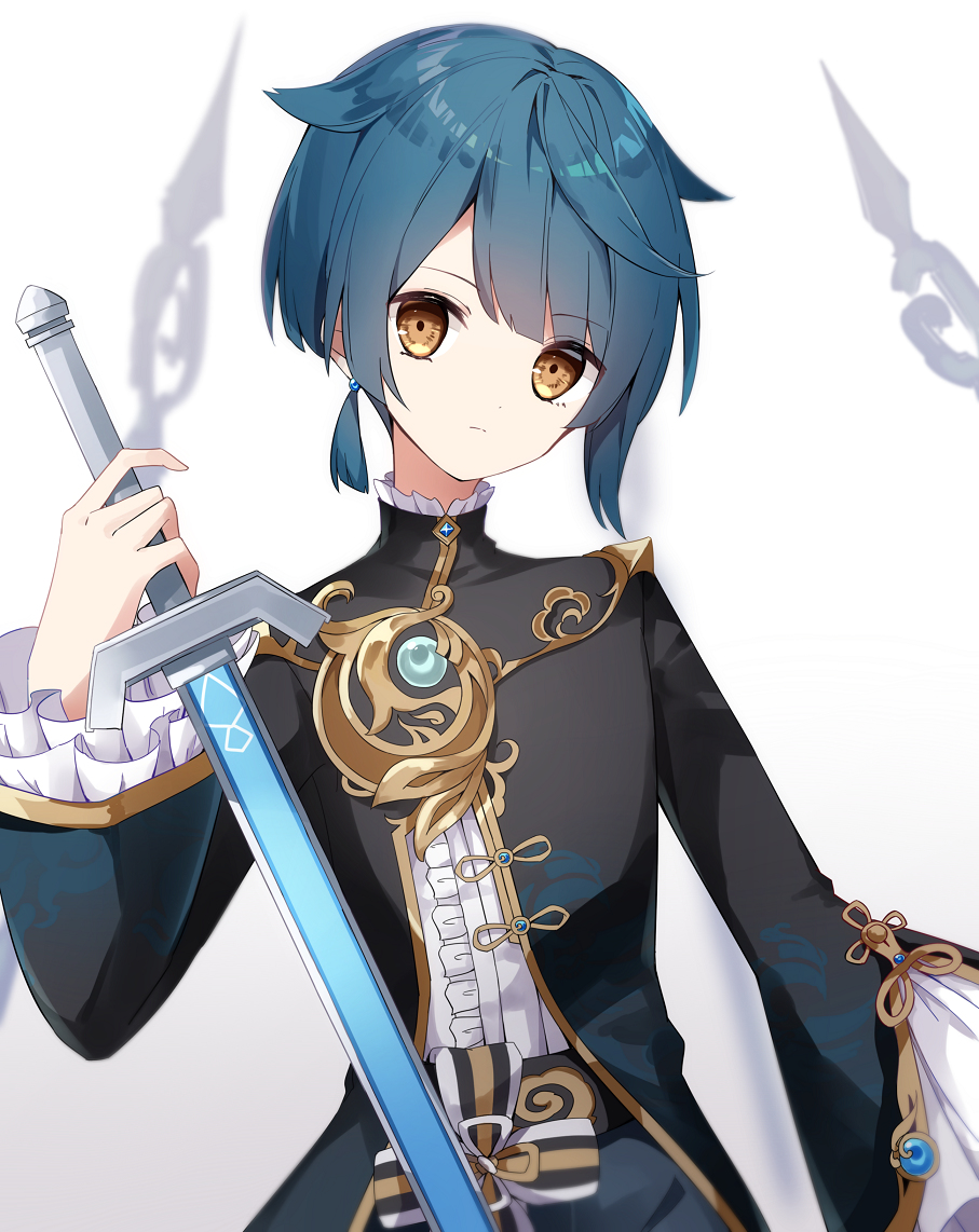 This is a pixiv picture whose title is 行秋くん.
