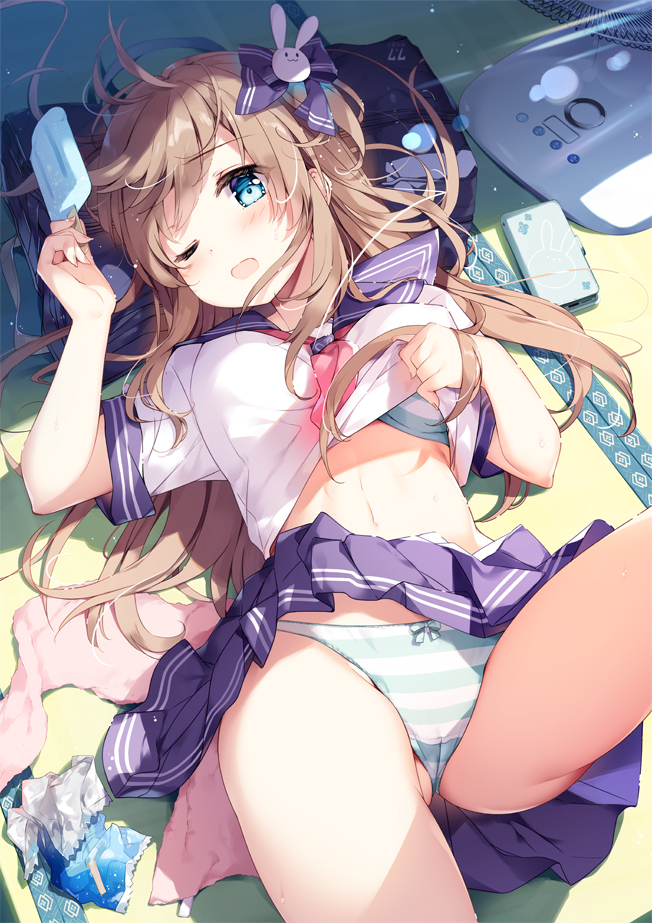 This is a pixiv picture whose title is とある夏の昼下がり.