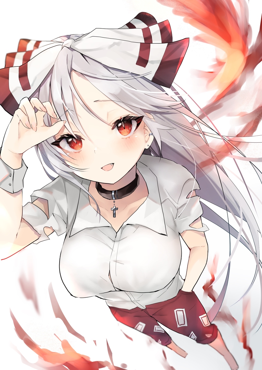 This is a pixiv picture whose title is 🔥.