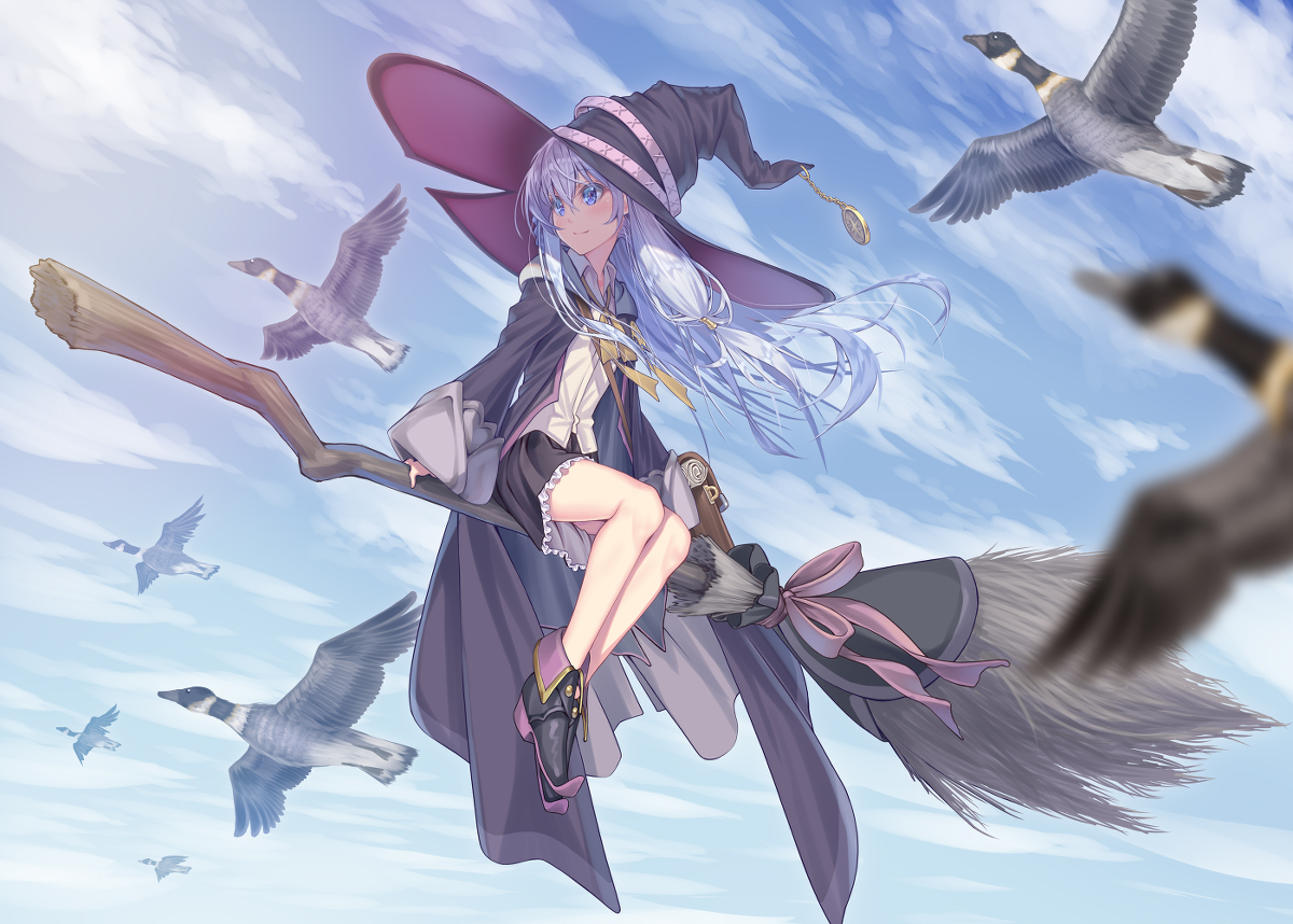 This is a pixiv picture whose title is 空の旅.