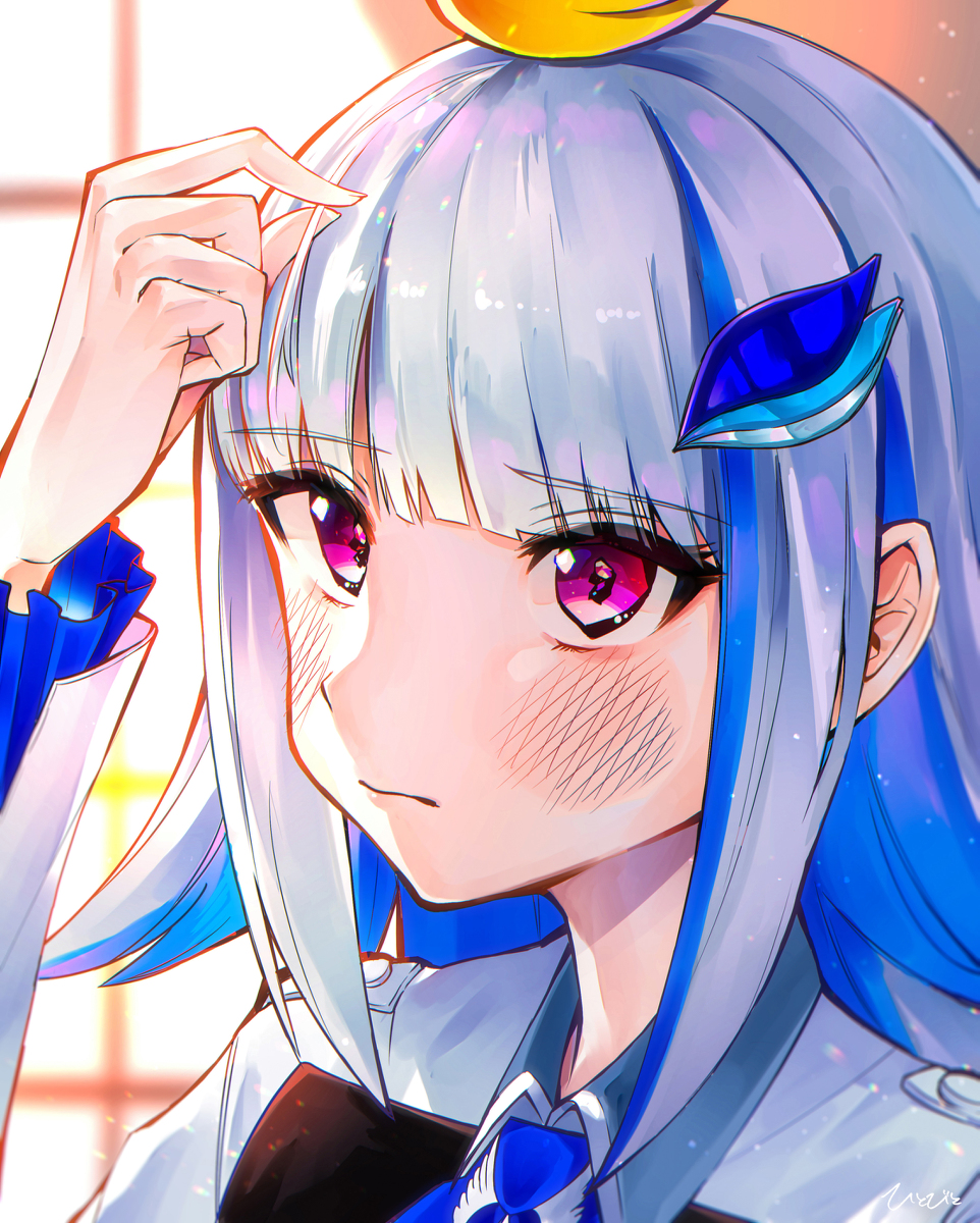 This is a pixiv picture whose title is 朝の身だしなみ確認！.