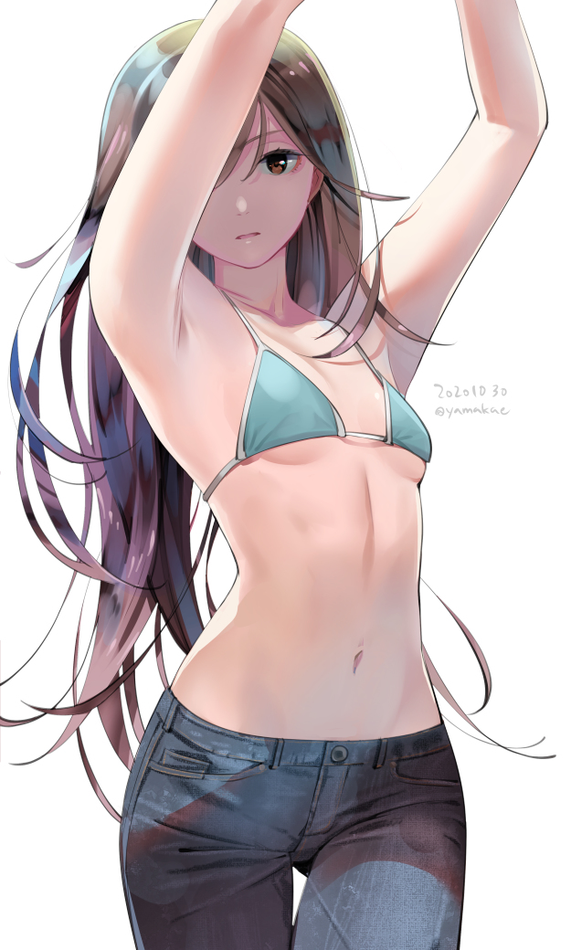 This is a pixiv picture whose title is せのび.
