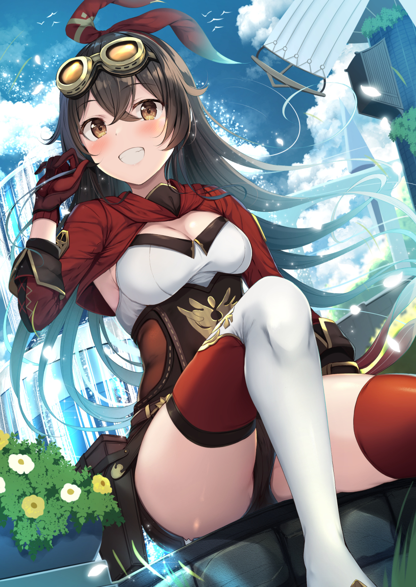 This is a pixiv picture whose title is こっちだよ 旅人さんっ♪.