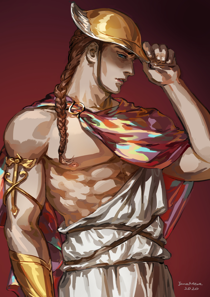 This is a pixiv picture whose title is Hermes.