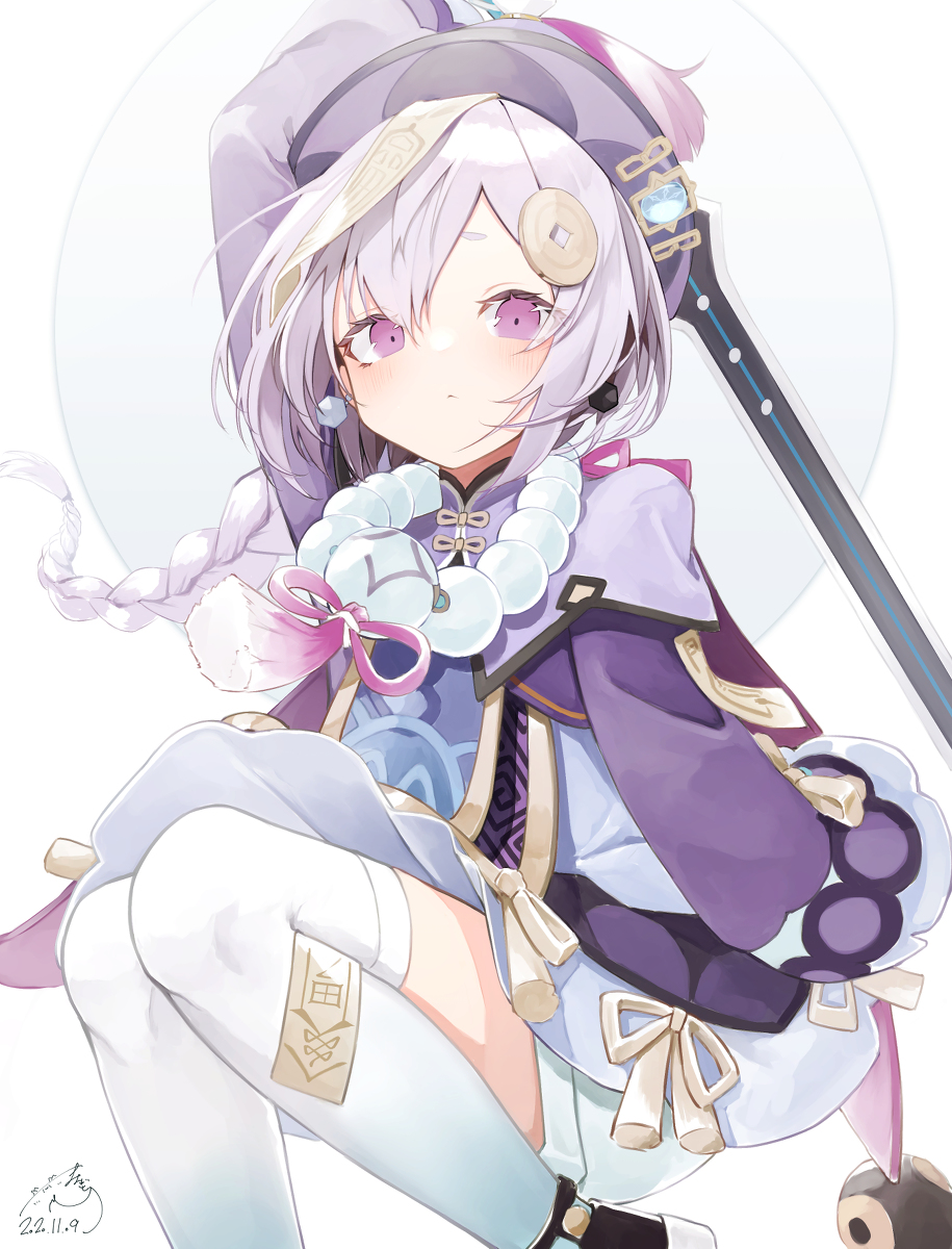 This is a pixiv picture whose title is 七七.
