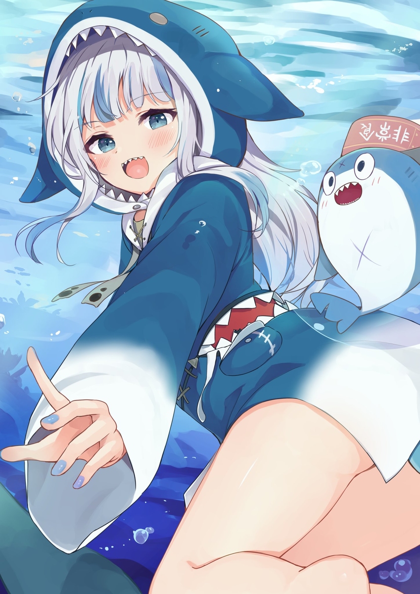 This is a pixiv picture whose title is Gura.