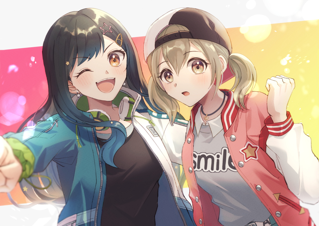 This is a pixiv picture whose title is ビビバス女子！.