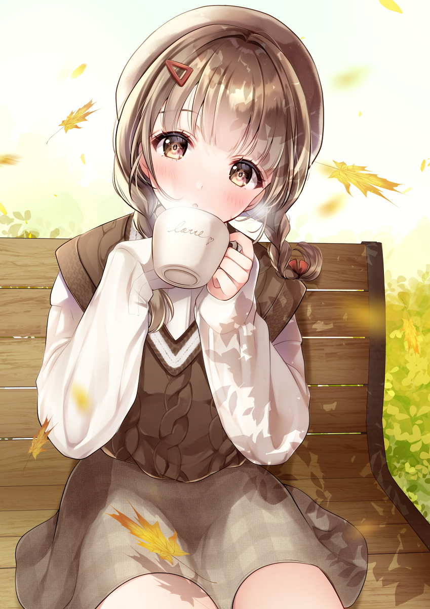 This is a pixiv picture whose title is 秋のラテコーデ.