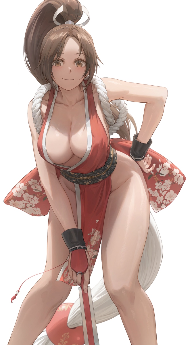 This is a pixiv picture whose title is 不知火 舞 (Shiranui Mai).