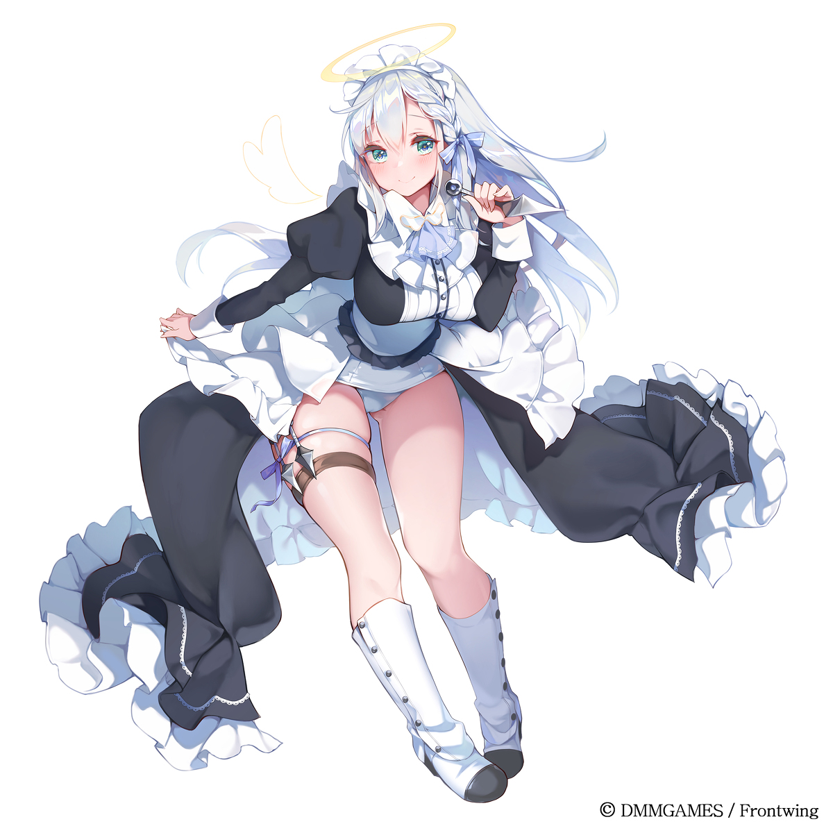 This is a pixiv picture whose title is 電脳天使ジブリール:バブネア.