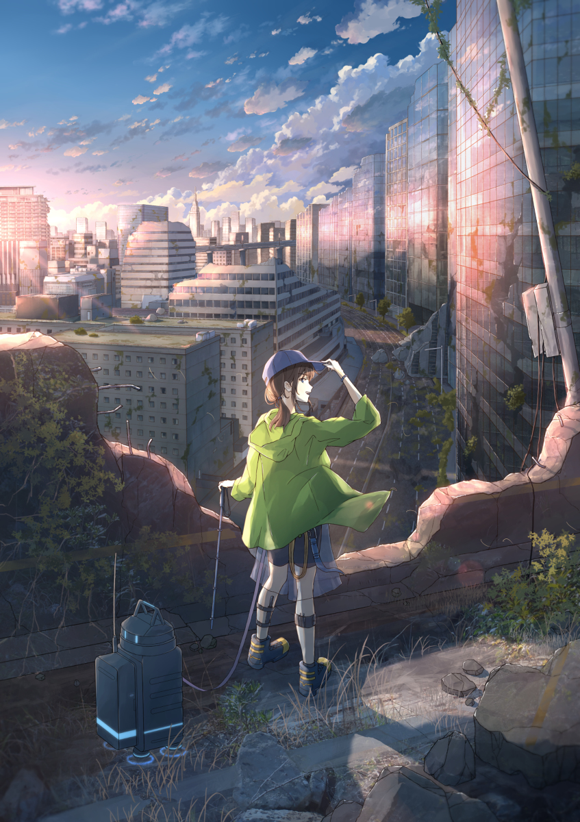 This is a pixiv picture whose title is Re:start.