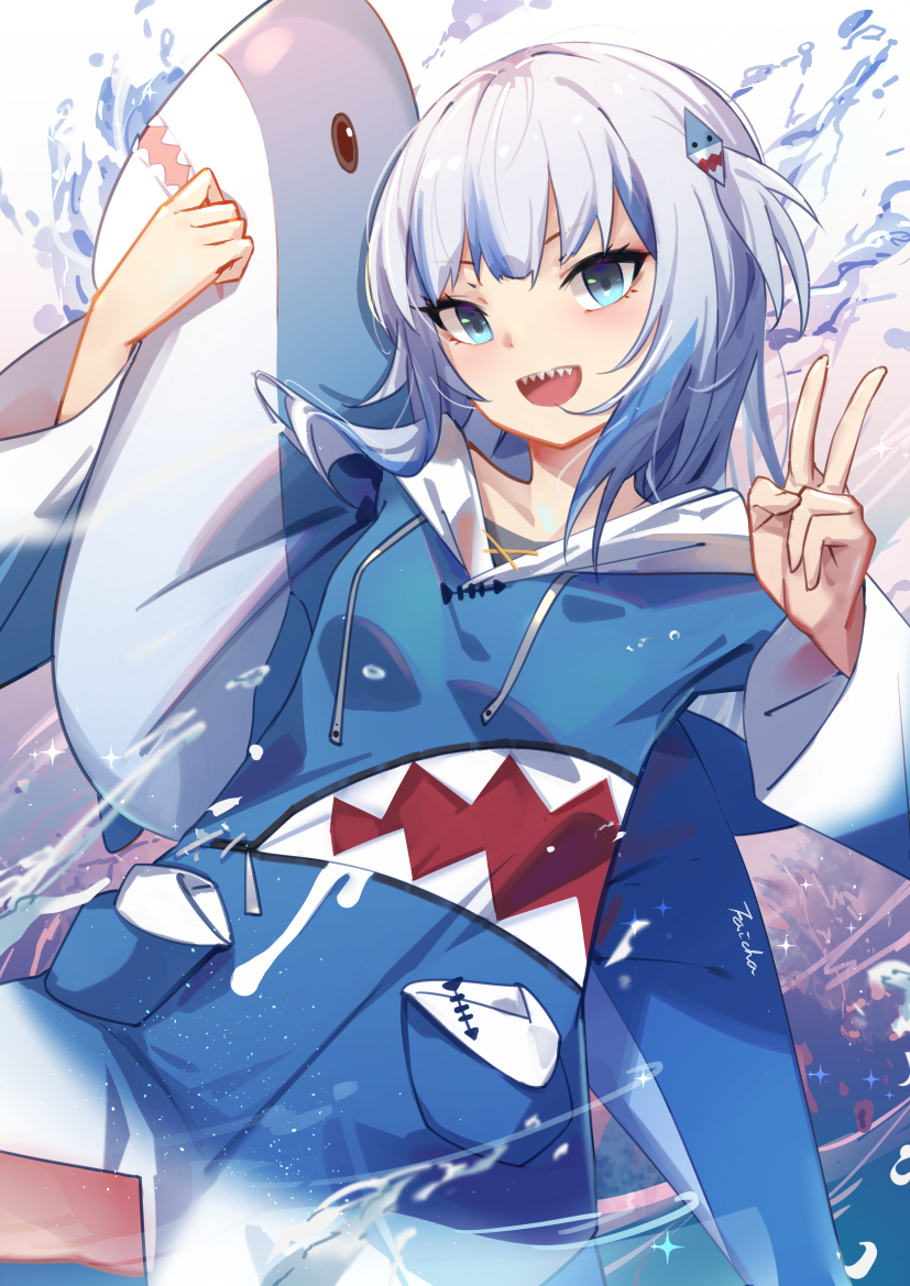 This is a pixiv picture whose title is Shark!.