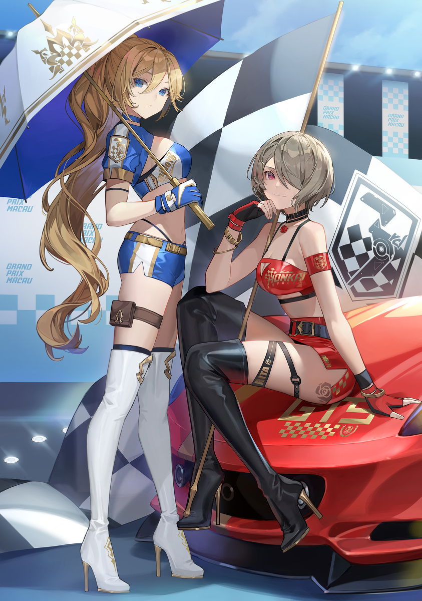 This is a pixiv picture whose title is 崩壊3rd.