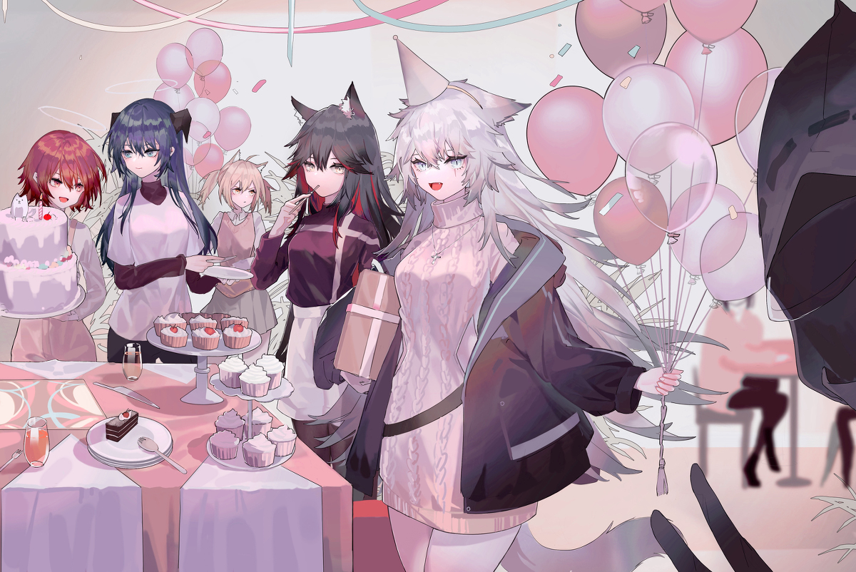 This is a pixiv picture whose title is 拉普兰德的生日.