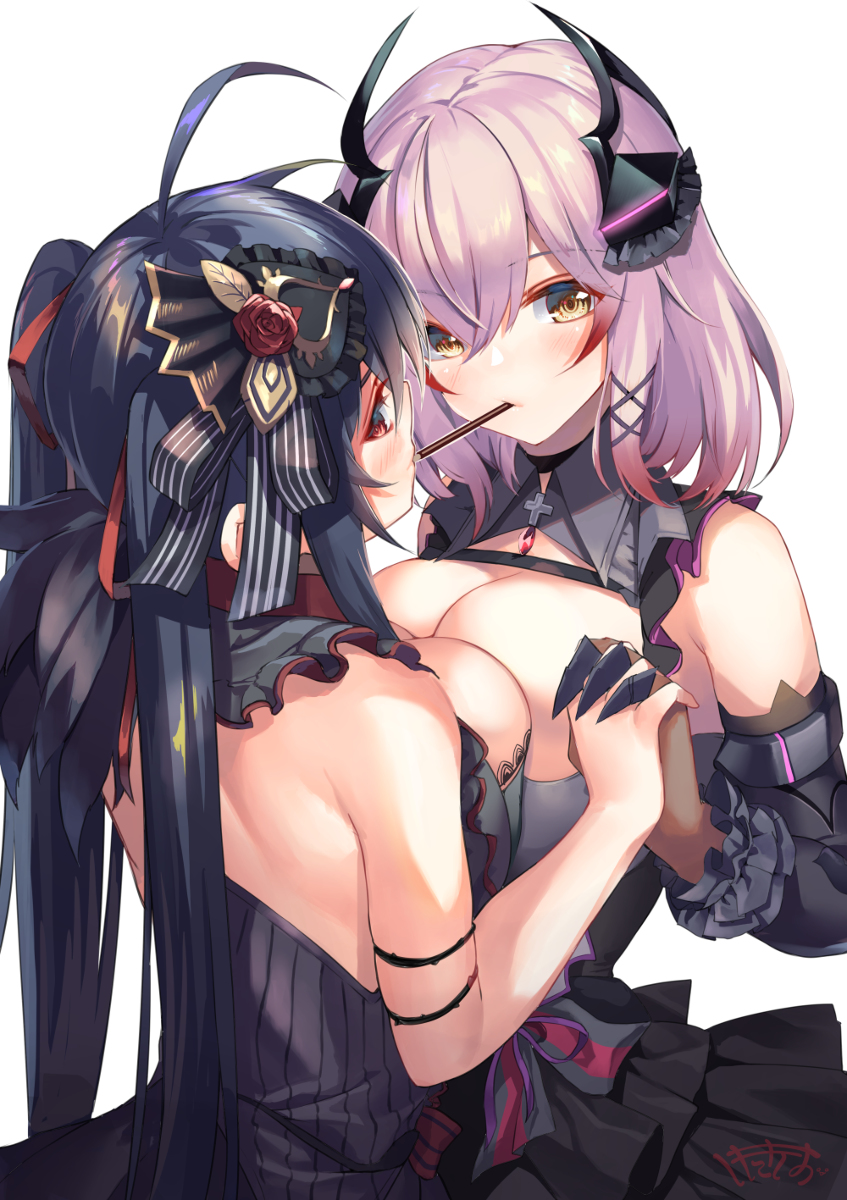 This is a pixiv picture whose title is 大鳳(μ兵装)&ローン(μ兵装).