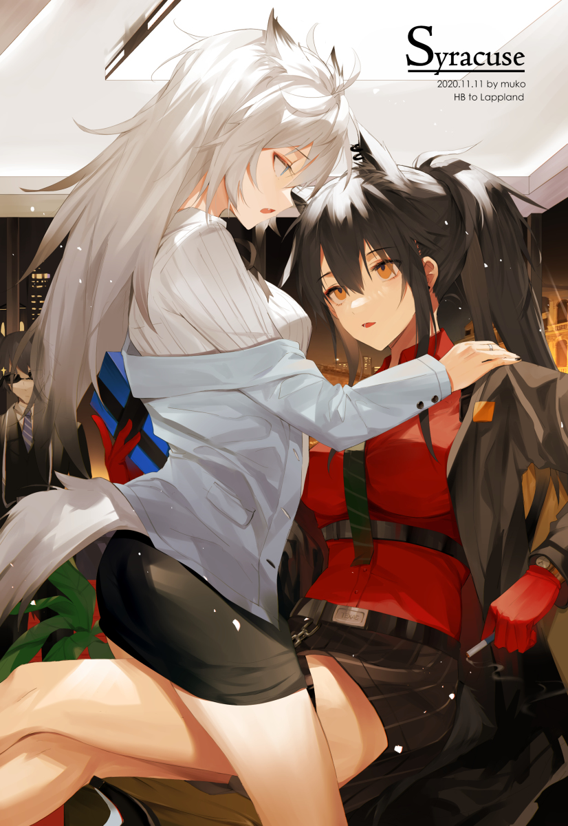 This is a pixiv picture whose title is 2020 HB to Lappland.
