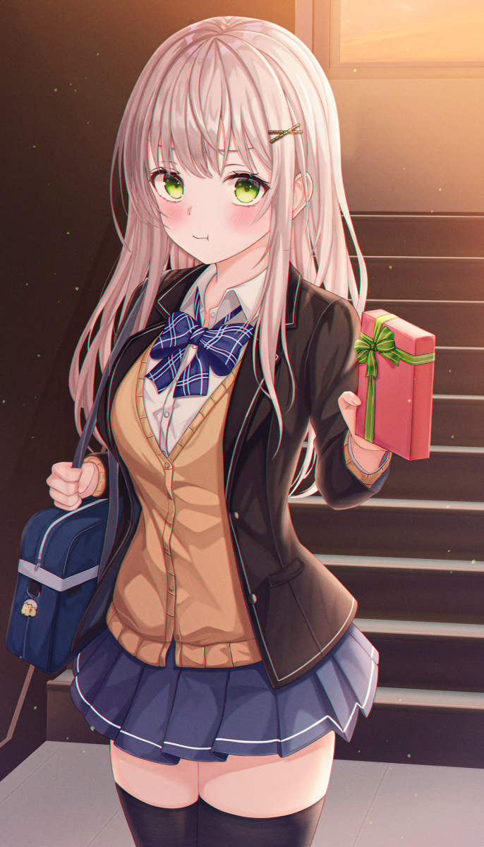 This is a pixiv picture whose title is これ、あげる.