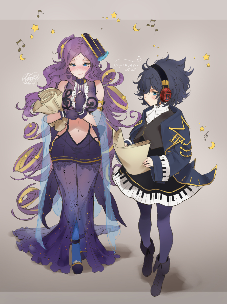 This is a pixiv picture whose title is ベートーヴェン先輩と.