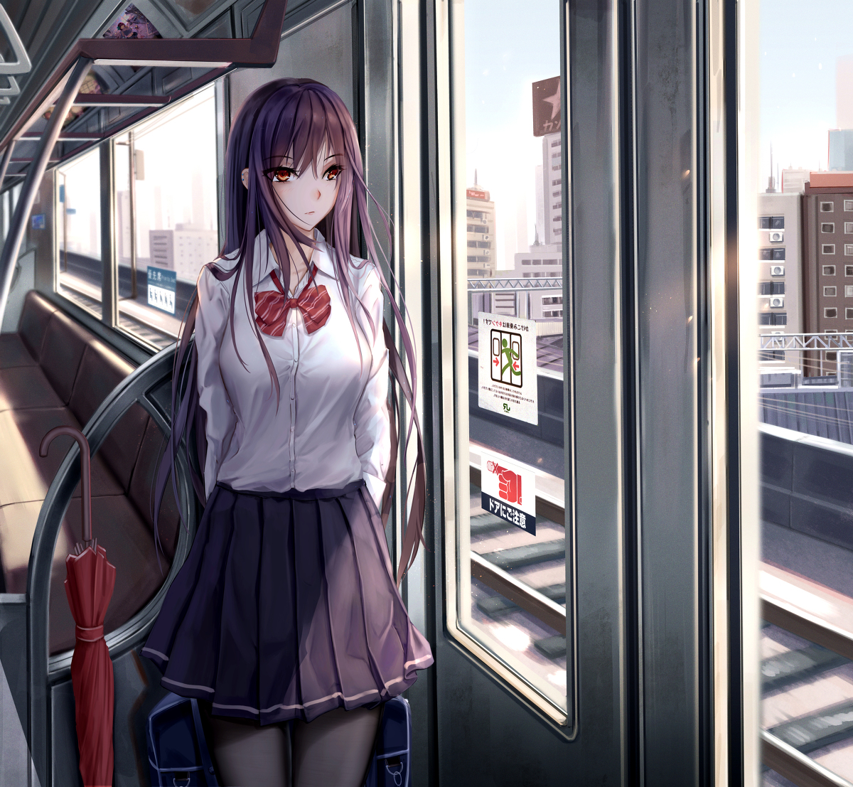 This is a pixiv picture whose title is Train.