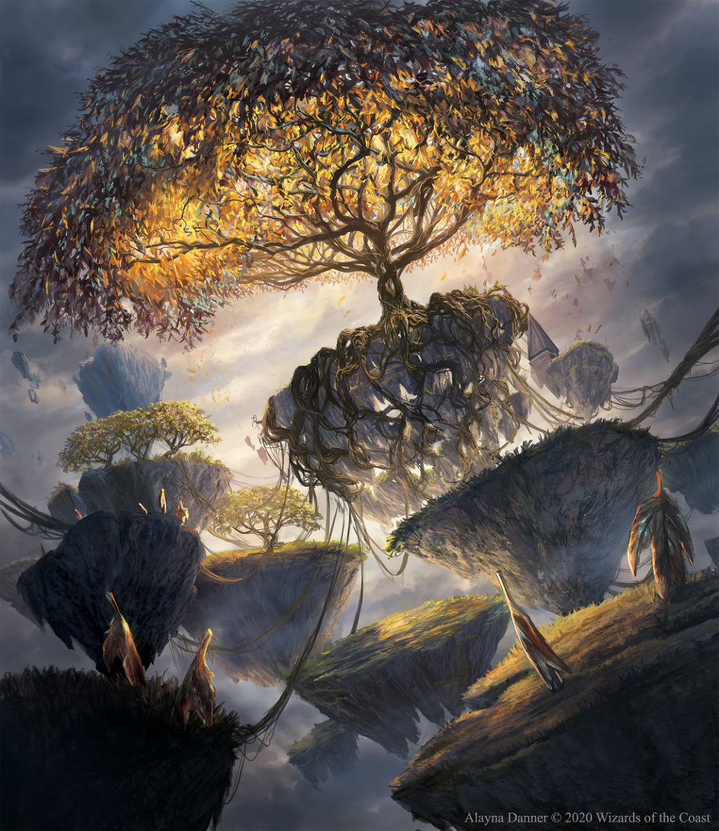 This is a pixiv picture whose title is Razorverge Thicket from Magic:tG.