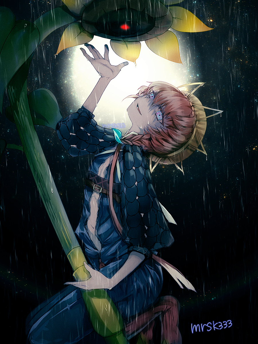 This is a pixiv picture whose title is 星月夜.