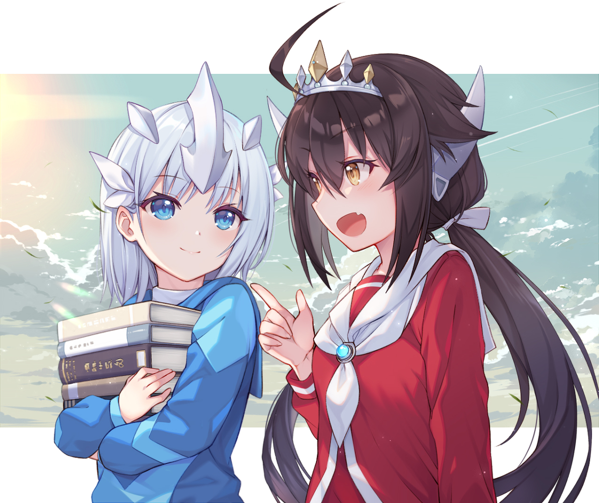 This is a pixiv picture whose title is ともだち.